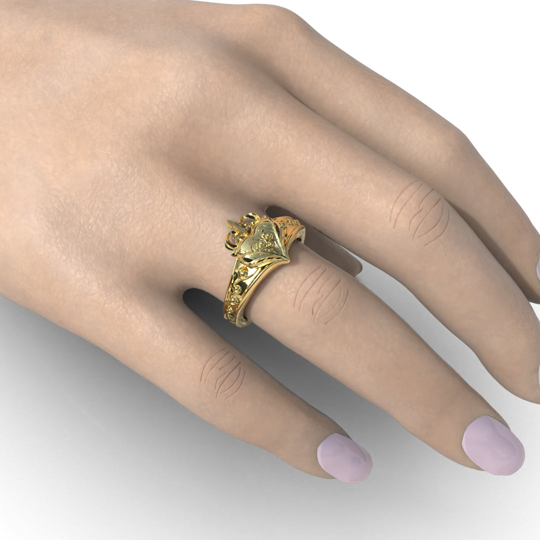 Anillo Heart Flower