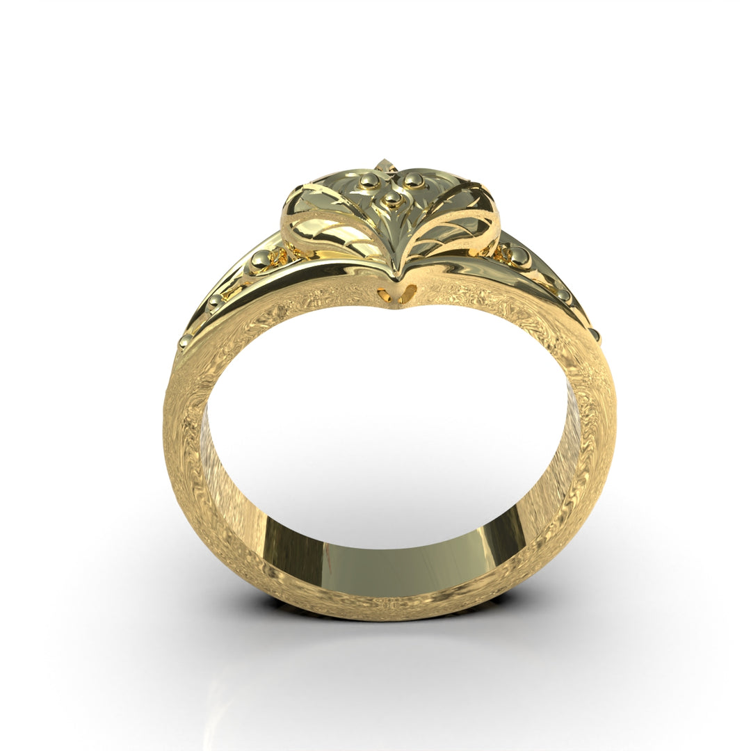 Anillo Heart Flower