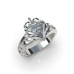 Cargue la imagen en el visor de la galería, Anillo Heart Flower
