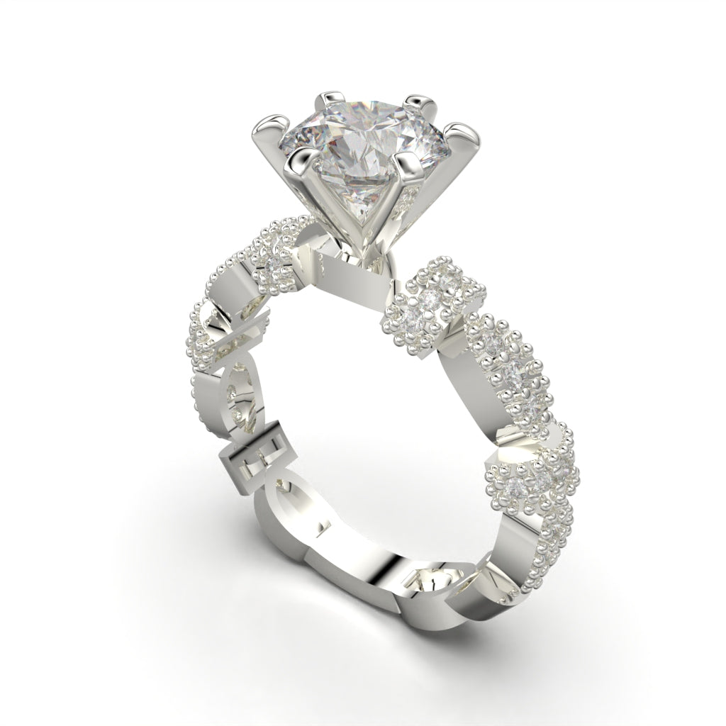 Dalo ring with circular cut